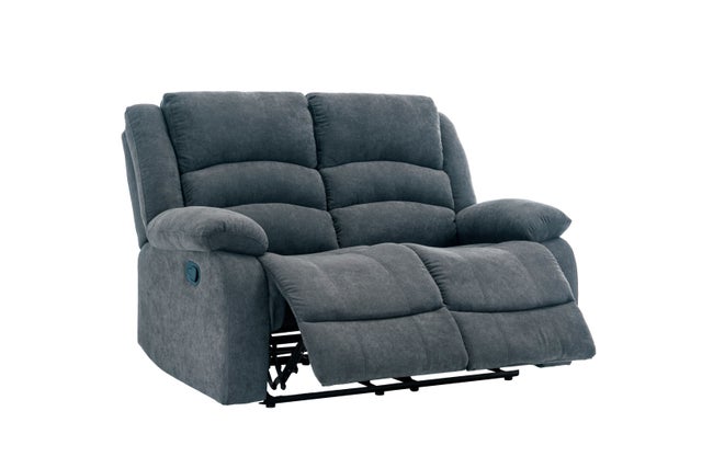 Dynamo Charcoal Fabric 3pc Reclining Set