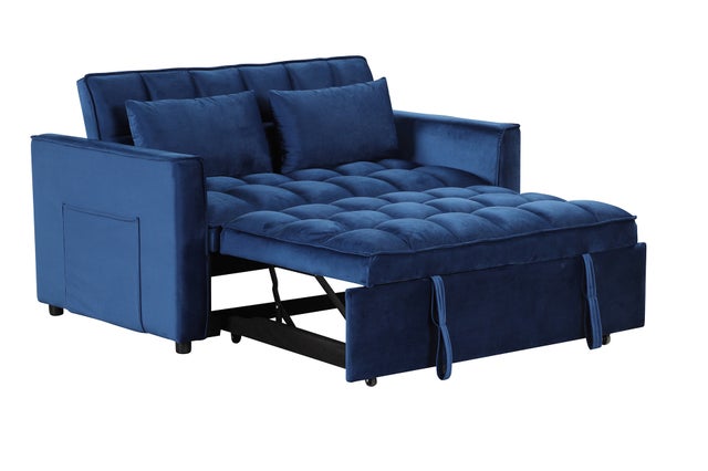 Relax Blue Sleeper Sofa