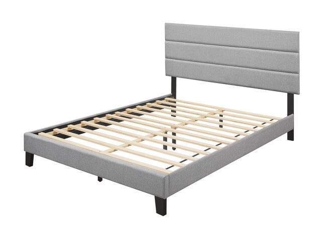 HH610 Grey Platform Bed King