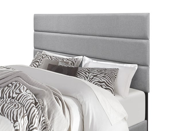 HH610 Grey Platform Bed King