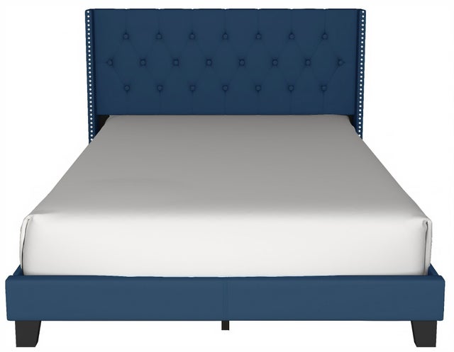 Katy King Platform Bed Blue HH780