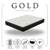 Gold 9 inch Full Mattress Inner Spring