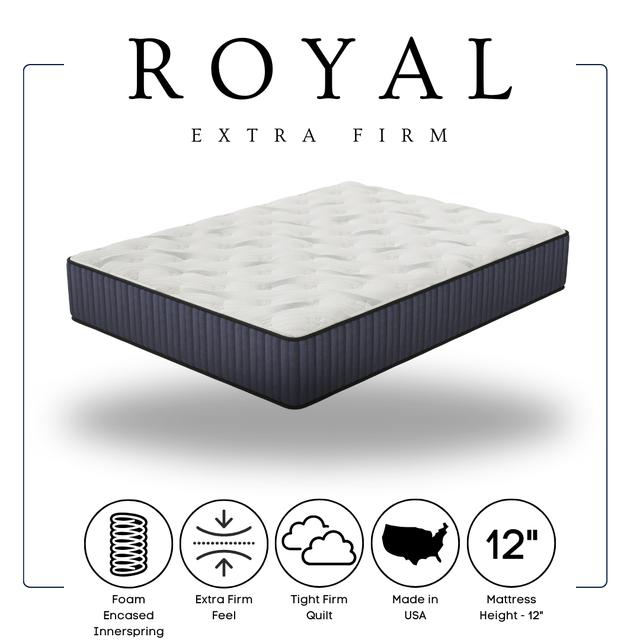 ROYAL COMFORT FIRM 12" HYBRID Queen Mattress