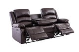 Dynamo Espresso PU 3pc Reclining Set