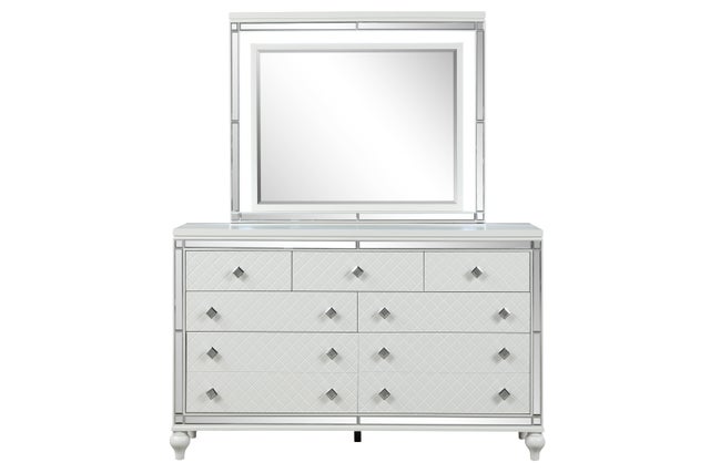 Stars White Panel Bedroom Set