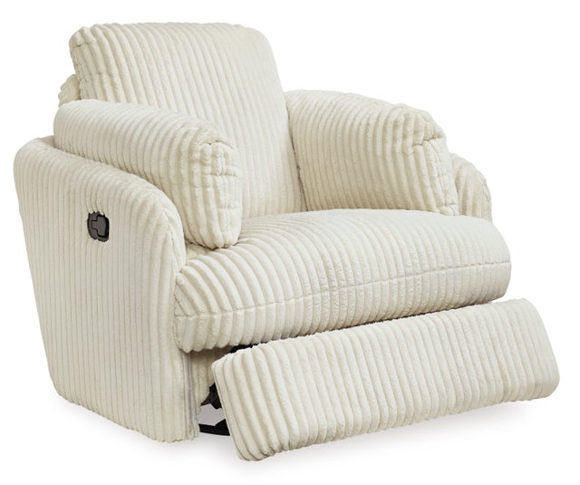 Ivory Swivel Glider Recliner 9490261