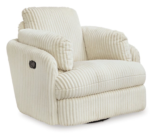 Ivory Swivel Glider Recliner 9490261