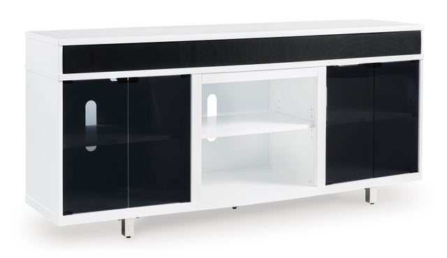 Gardoni White/Black 72" TV Stand W756