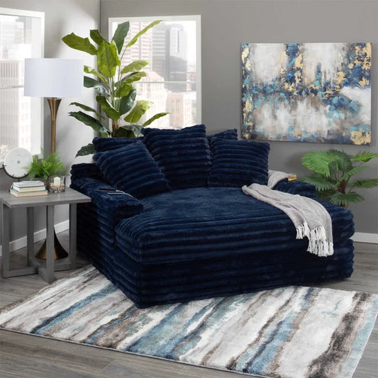 Navy Chaise Lounge (OVERSIZE) 4500