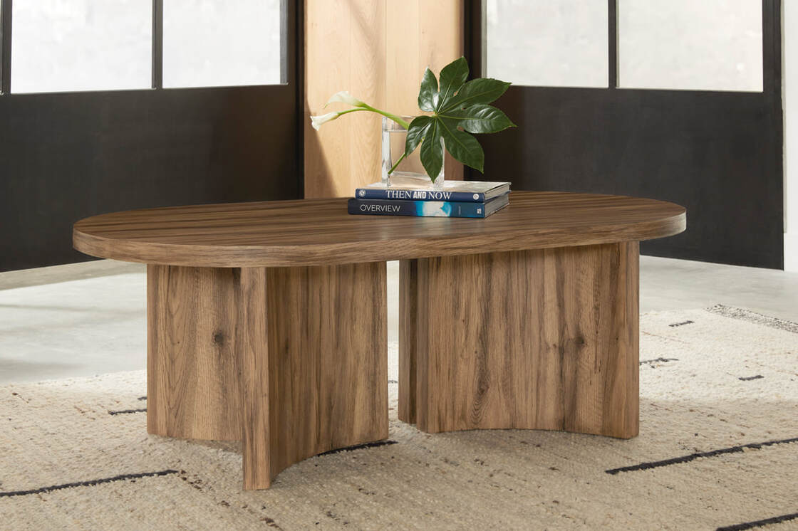 Austanny Brown Coffee Table Set T683