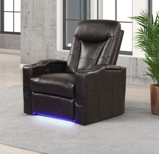 TOPGUN Espresso - Power Recliner (Bluetooth Speaker + Led Light)