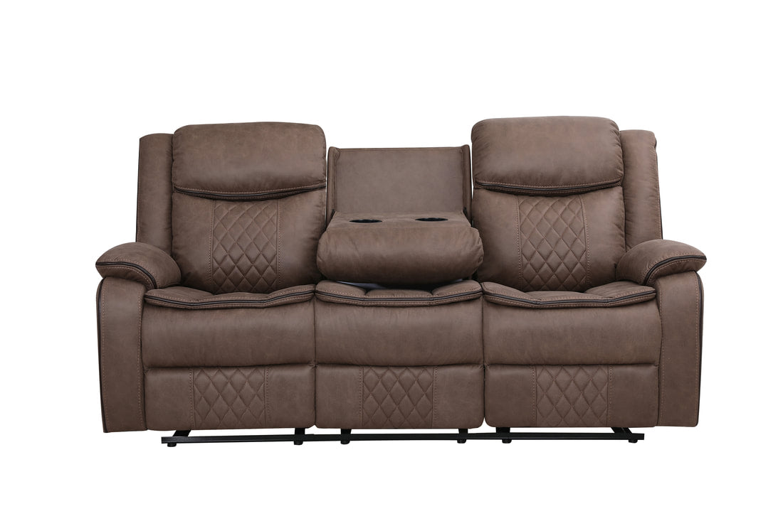 Weston Brown 3pc Reclining Set