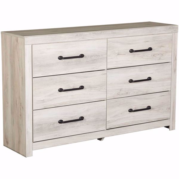 Cambeck Whitewash Panel Bedroom Set |B192