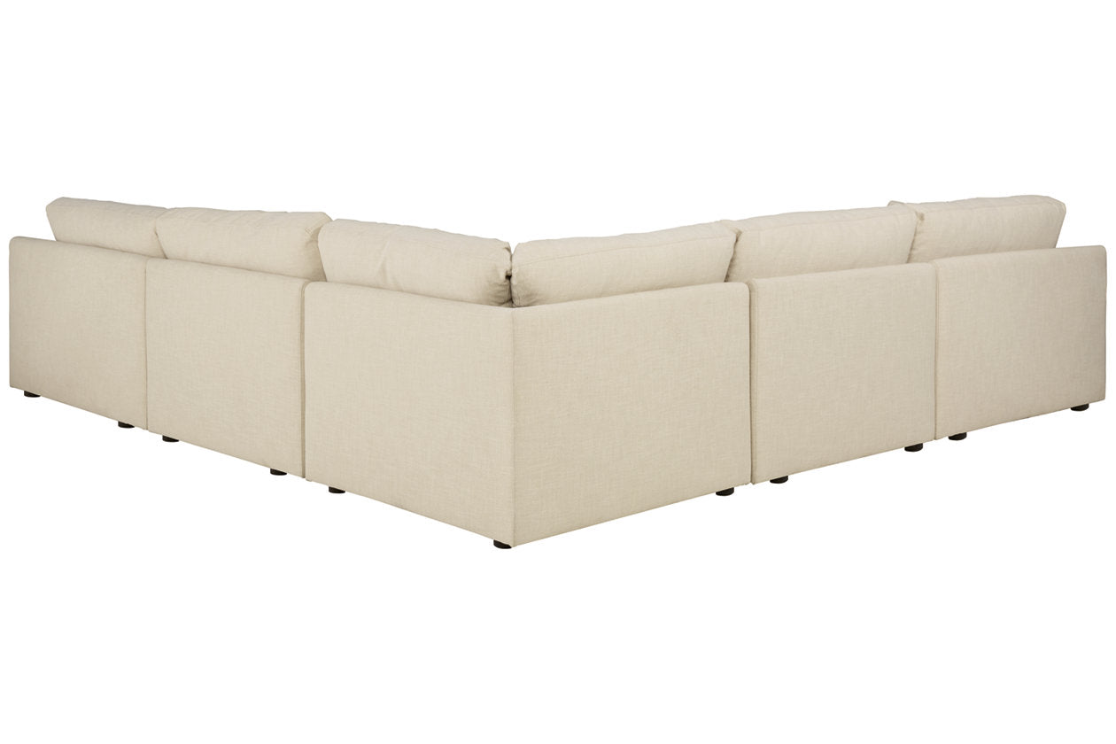 Elyza Linen OVERSIZE 5pc Moduler Sectional 10006