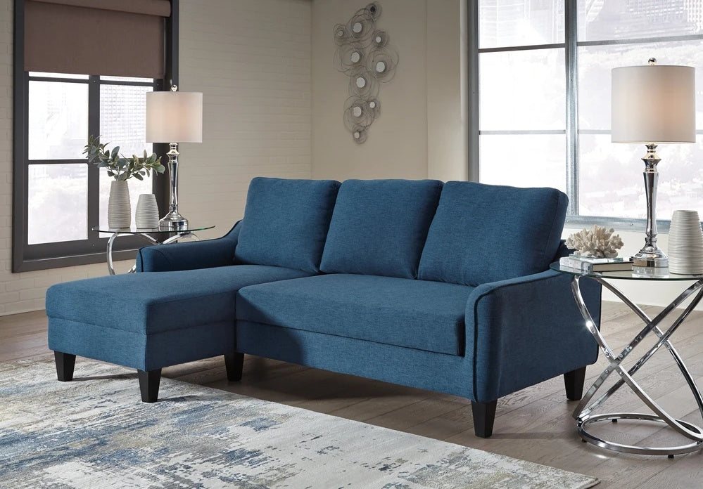 Jarreau Blue Sofa Chaise Sleeper 11503