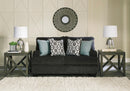 Charenton Charcoal Sofa and Loveseat 14101