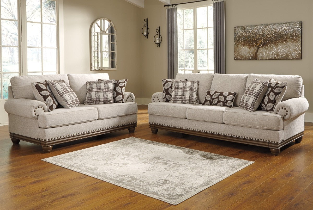 Harleson Wheat Sofa and Loveseat 15104