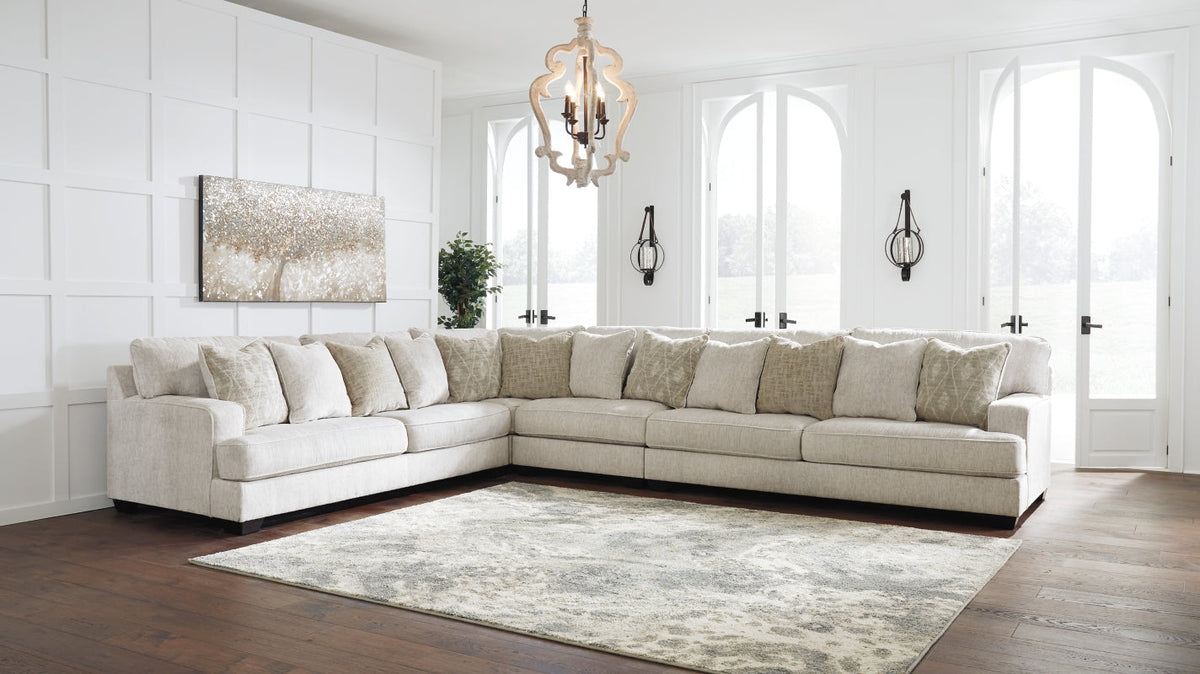 Rawcliffe Parchment 4-Piece Sectional | 19604