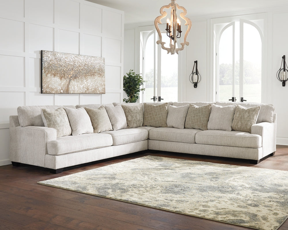 Rawcliffe Parchment 3-Piece Sectional | 19604