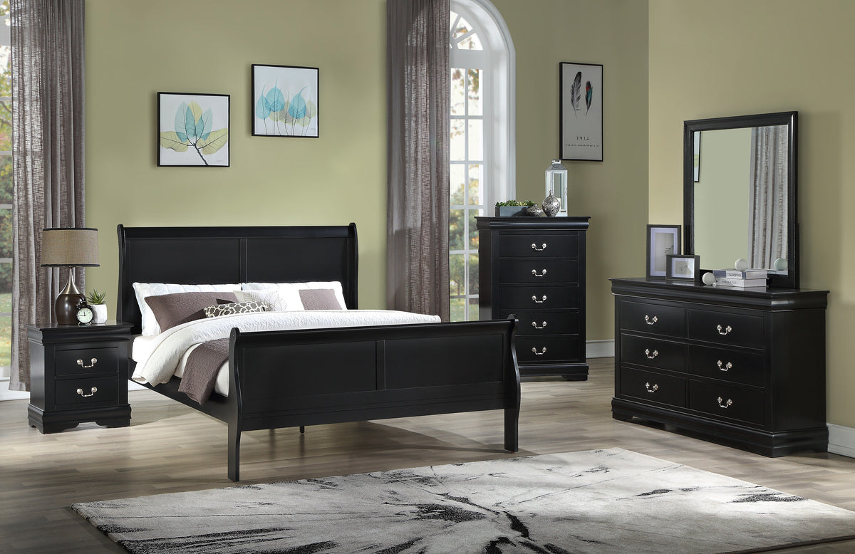 Louis Philip Black Youth Bedroom Set B3950 - Harwin Furniture