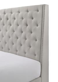 Chantilly Khaki Upholstered Queen Bed | 5265