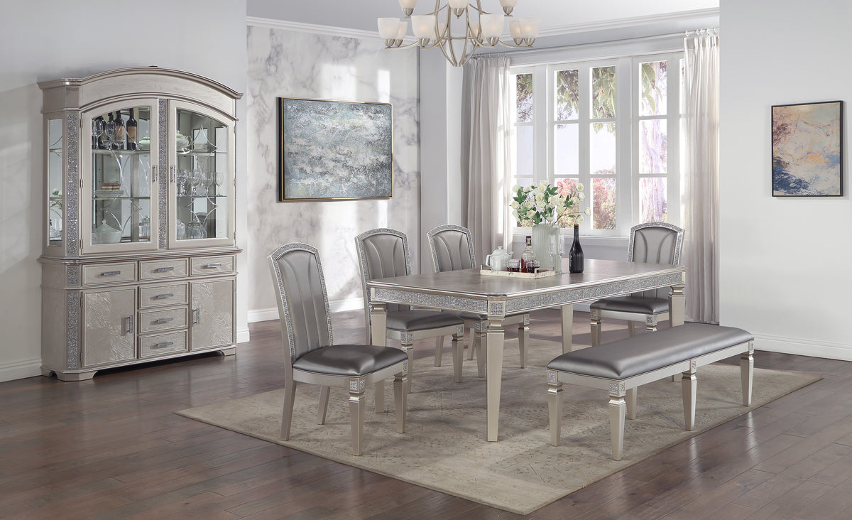 Klina Silver Champagne Dining Set 2200