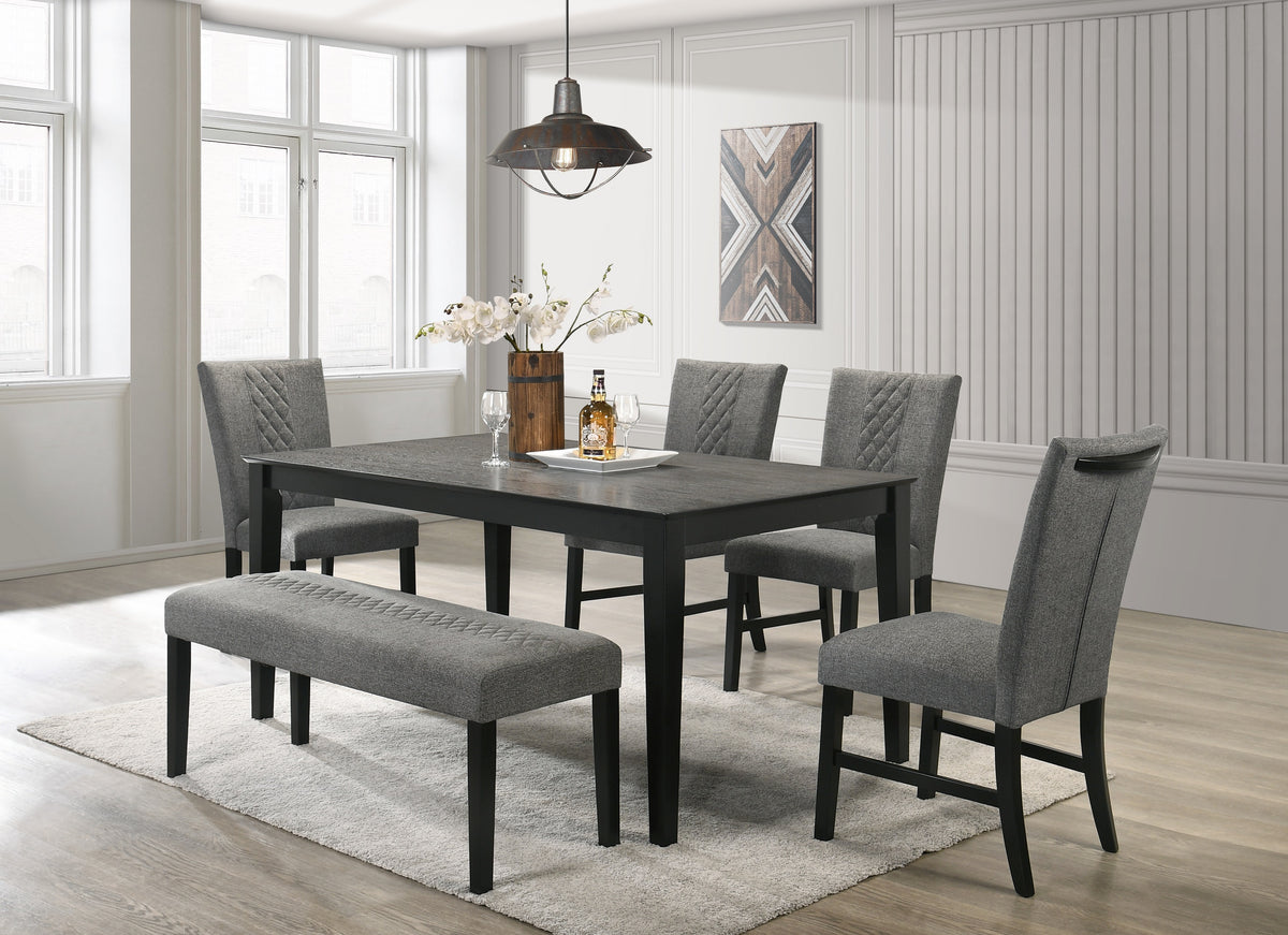 Arlene Gray Rectangular Dining Set 2309