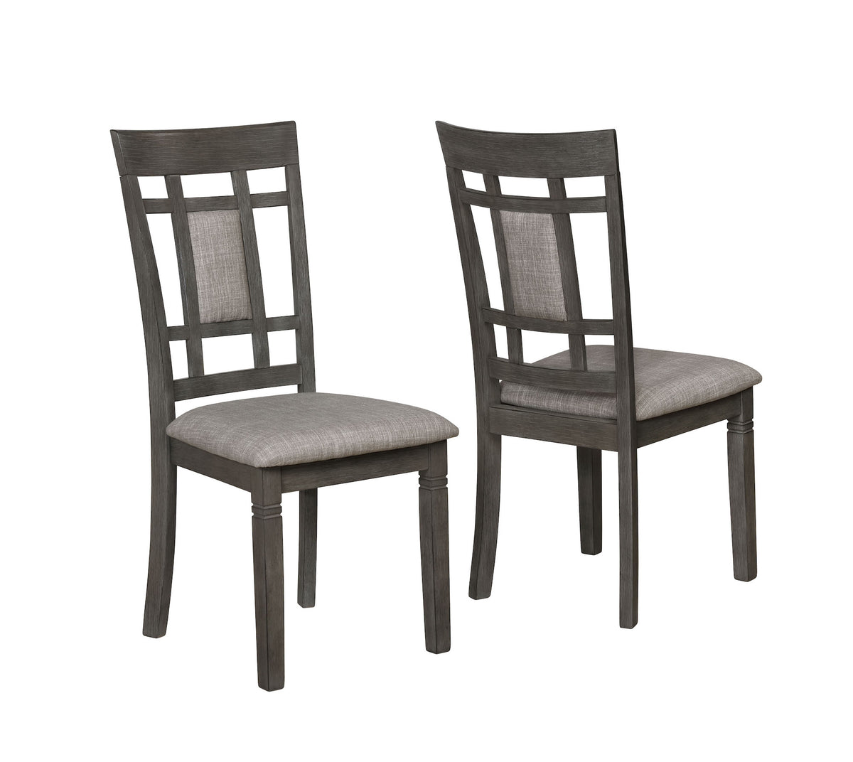 Paige Gray 6pc Rectangular Dining Set | 2325