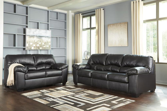 Brazoria Black Sofa & Loveseat 24702