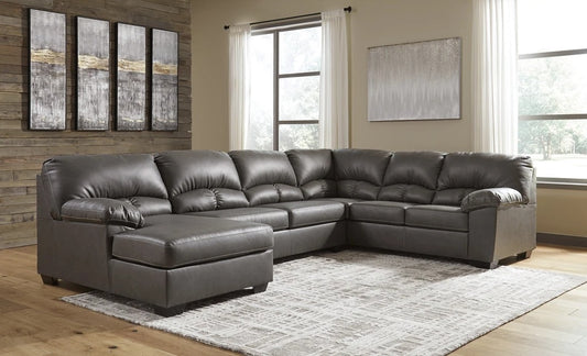 Aberton  Grey Sectional
 Sofa LAF 25601