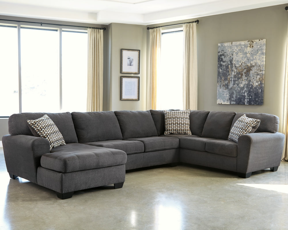 Ambee Slate 3-Piece Sectional with Chaise | 28620