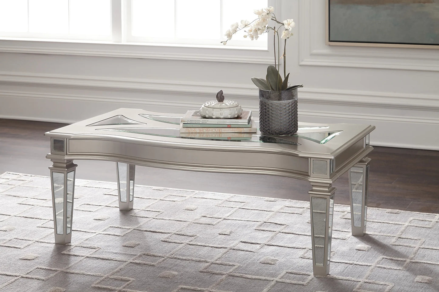 Tessani Silver Coffee Table T099