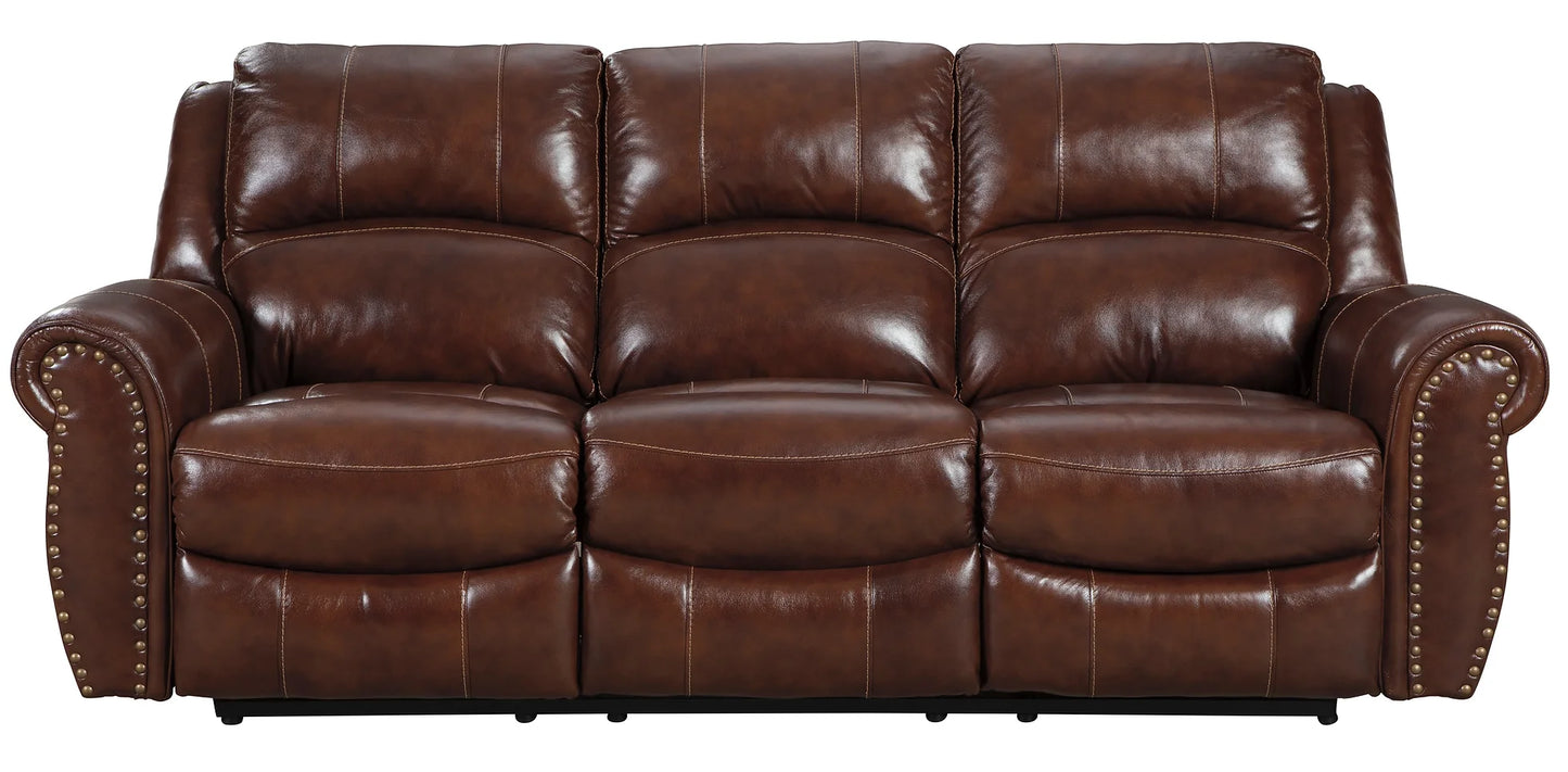 Bingen Brown Reclining Sofa and Loveseat U42802