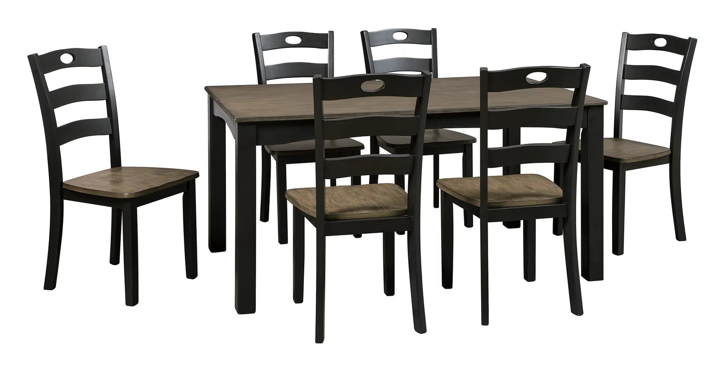 Froshburg 7pc Dining Room Set D338-425