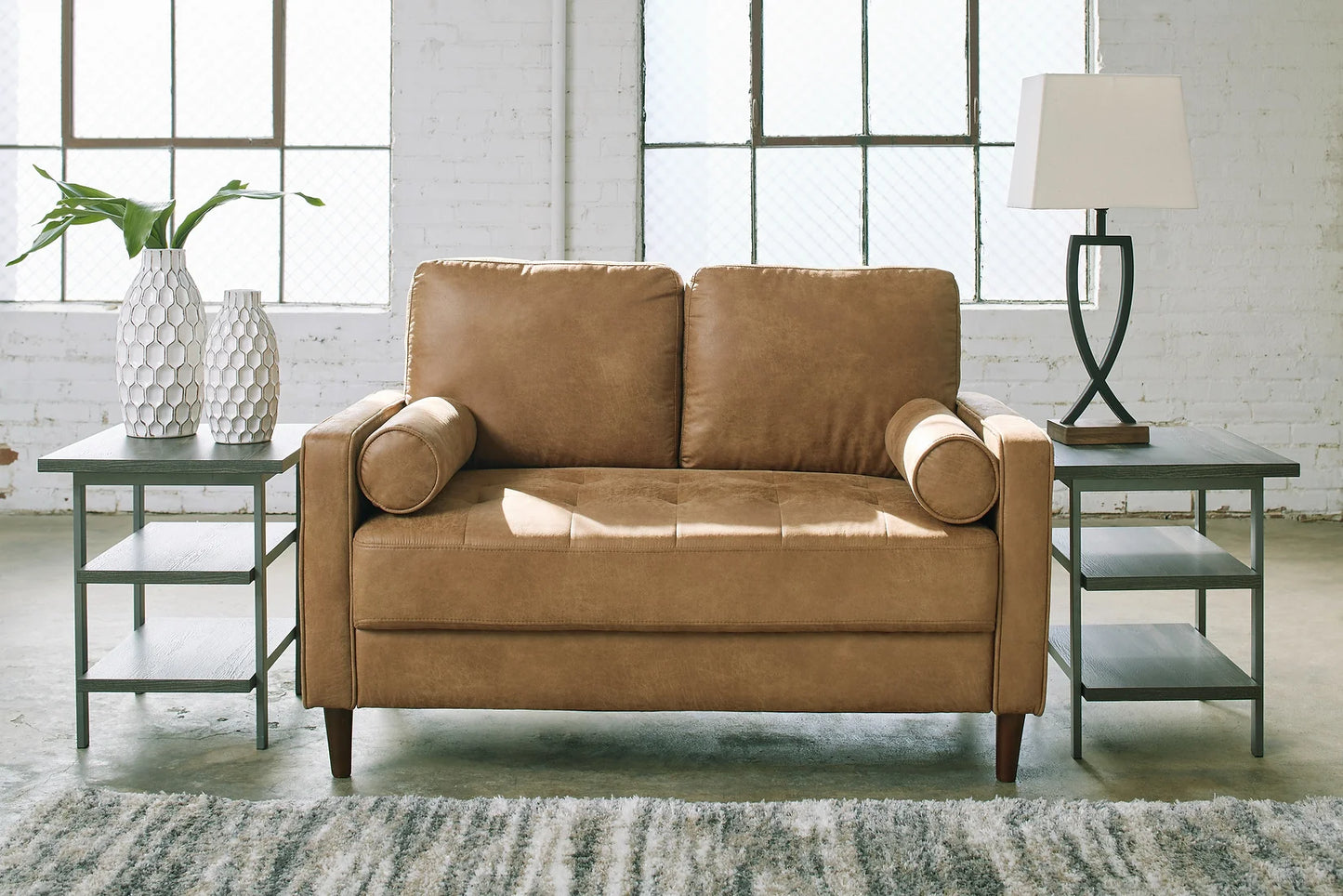 Darlow Caramel Sofa and Loveseat 54604