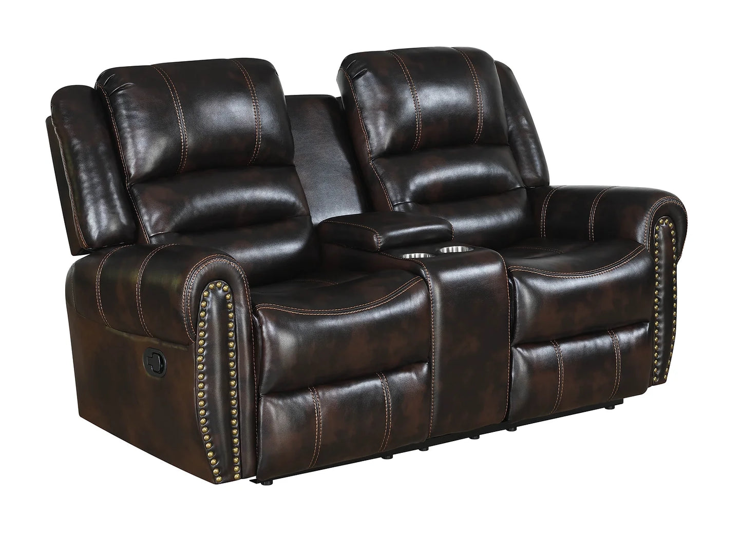 Houston II Brown 3pc Reclining Set S9001