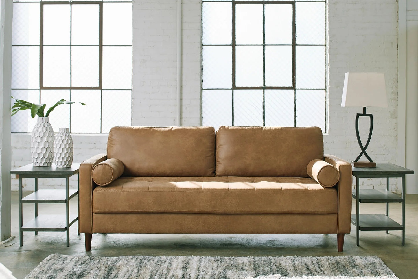 Darlow Caramel Sofa and Loveseat 54604