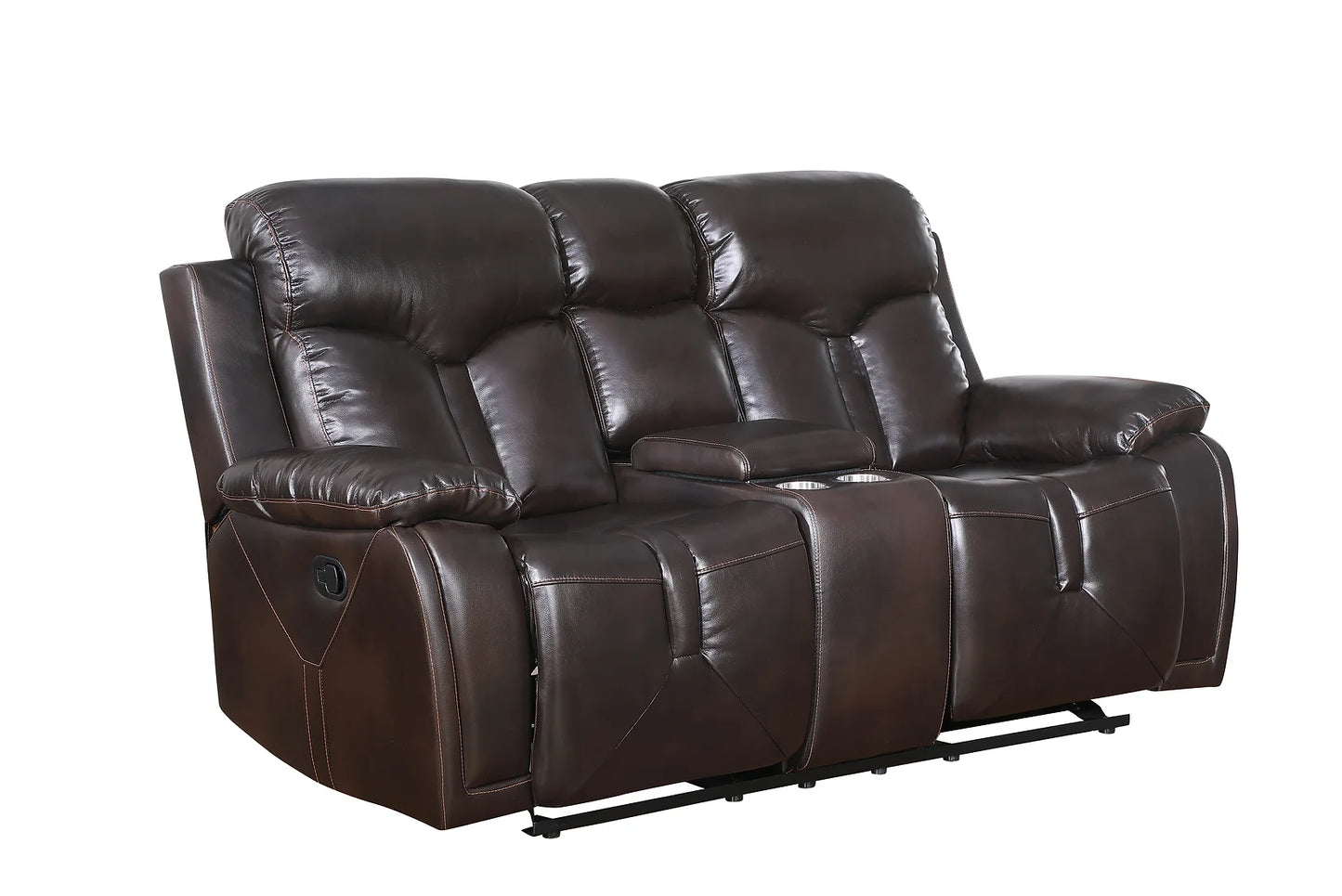 Monica Brown 3pc Reclining Set S7951