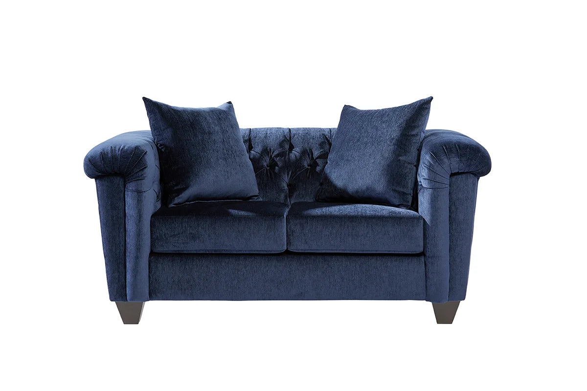 Lush Navy Sofa and Loveseat S22900