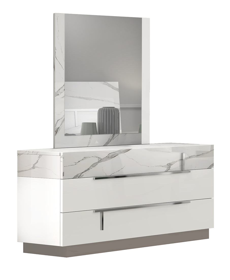 Sunset Collection  White Italian Bedroom Set