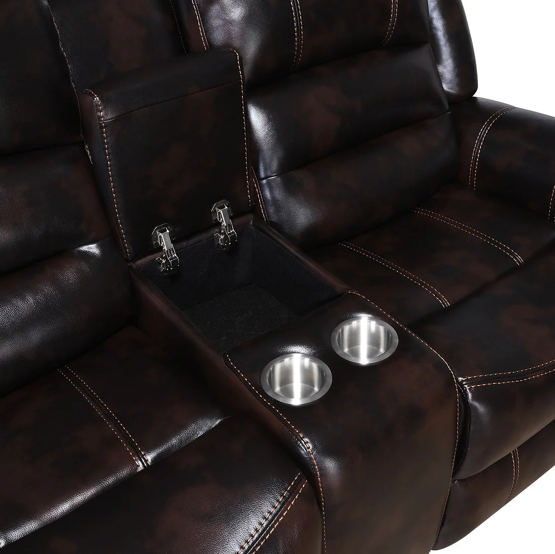 Houston II Brown 3pc Reclining Set S9001