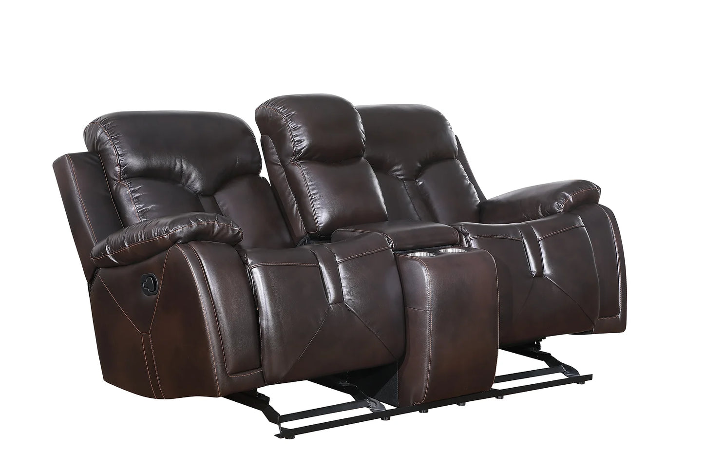 Monica Brown 3pc Reclining Set S7951