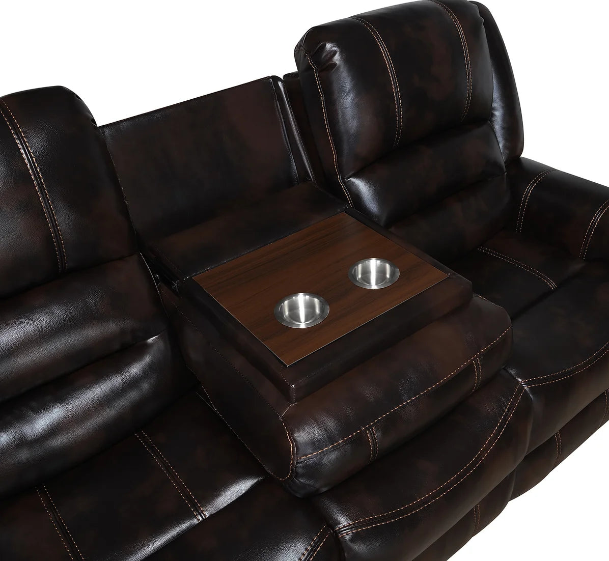 Houston II Brown 3pc Reclining Set S9001