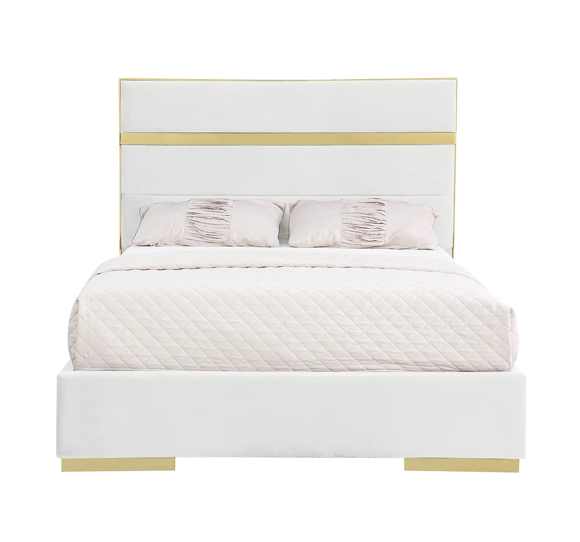 Cartier Ivory King Platform Bed B810