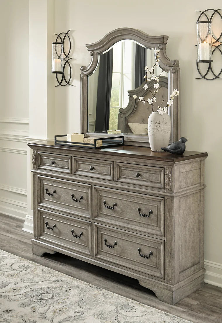 Lodenbay Antique Gray Panel Bedroom Set B751