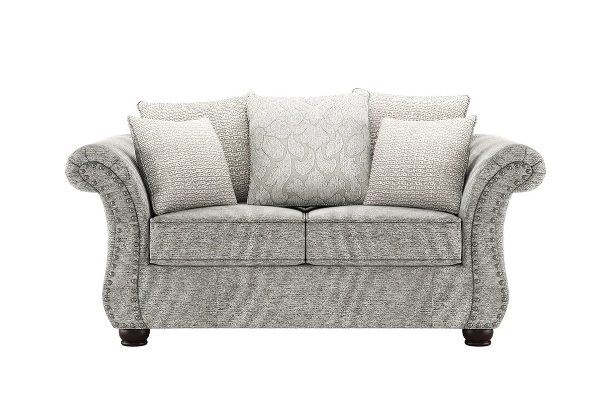 Baxter Grey Sofa and Loveseat S7500