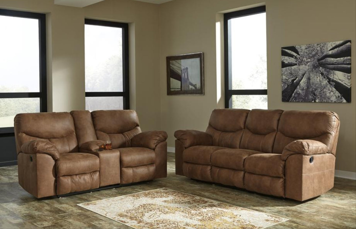 Boxberg Bark Reclining Sofa & Loveseat 33802