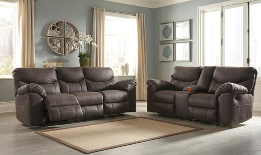 Boxberg Teak Reclining Sofa & Loveseat 33803