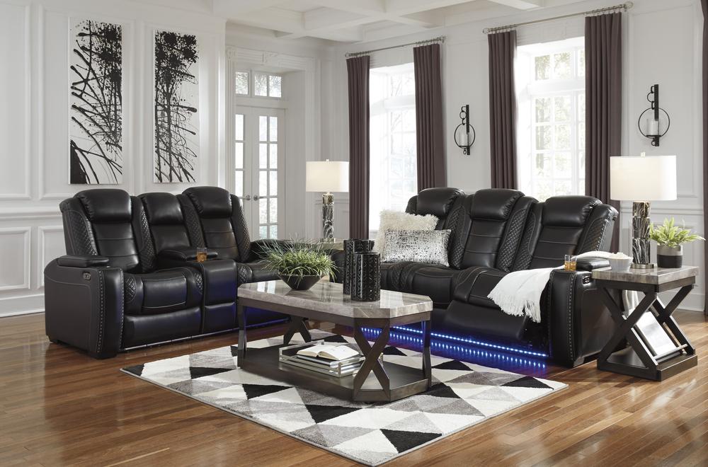 Party Time Midnight LED/POWER Reclining  Sofa and Loveseat
37003