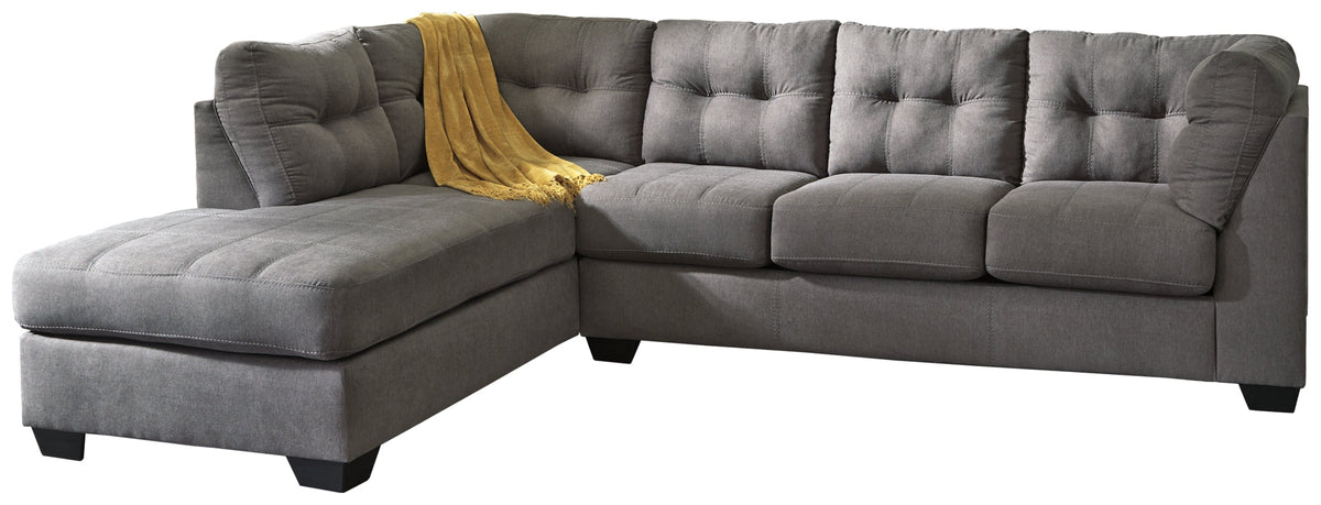 Maier Charcoal 2-Piece Sleeper Sectional  | 45220